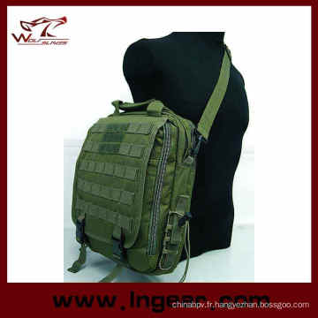 Imperméable à l’eau Tactical Sling Bag armée main sac ordinateur portable sac sac à dos